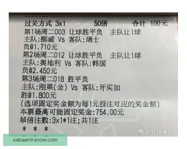 世界杯胜负投注新玩法揭秘助你精准预测赛果赢取丰厚奖金